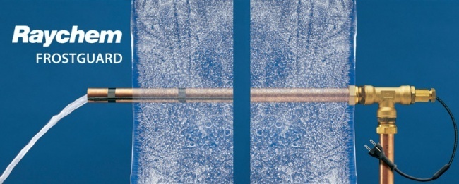 Система кабельного обогрева для труб FROSTGUARD (Raychem)