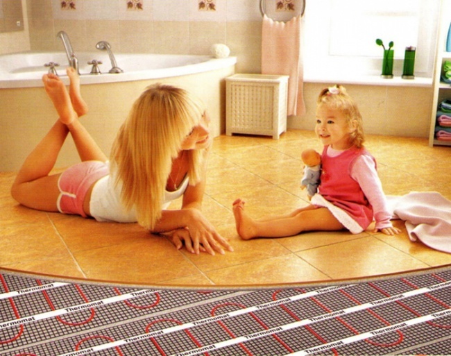 Тёплый пол под любое напольное покрытие