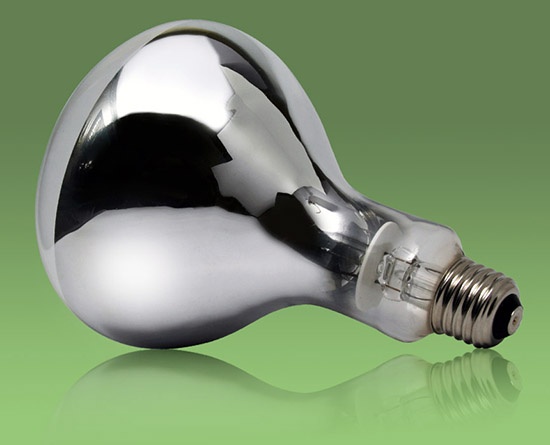 Инфракрасные лампы, используемые для обогрева