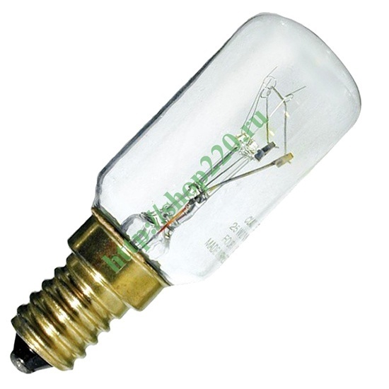 Вольфрамовые лампы для духовых шкафов и холодильников