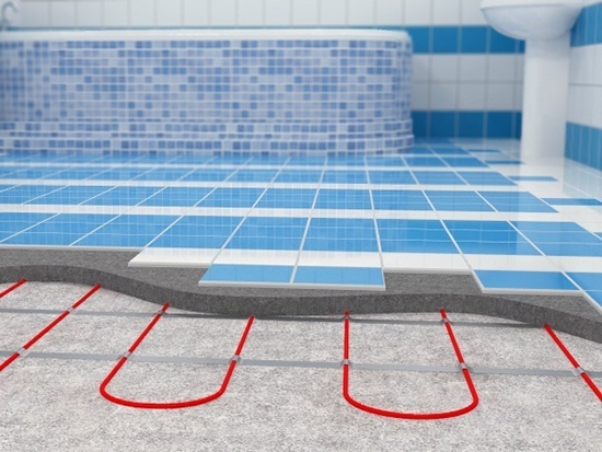 Установка теплого пола