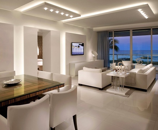 Потолочное освещение светодиодными лентами