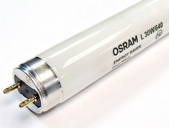 Классические линейные лампы - длинная трубка