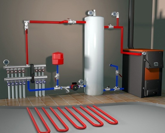 Правильный монтаж отопления частного дома