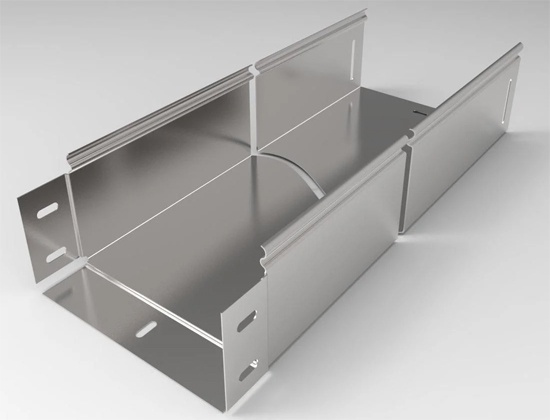 Неперфорированные кабельные лотки из нержавеющей стали AISI 304