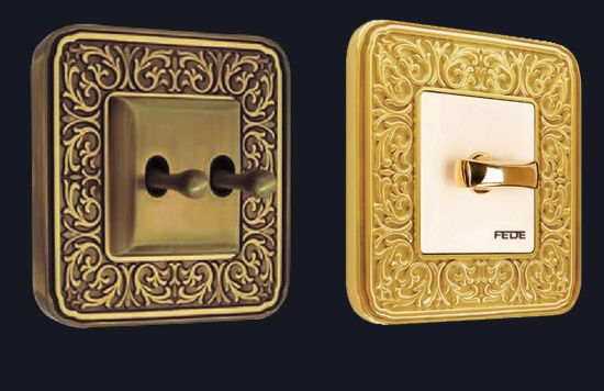 Тумблеры и поворотные ручки Fede