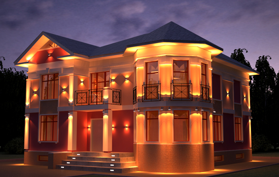 Светодиодные архитектурные светильники и комплектующие