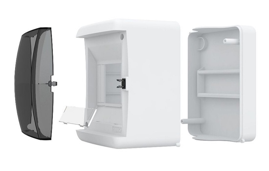 Пластиковые, накладные, распределительные боксы