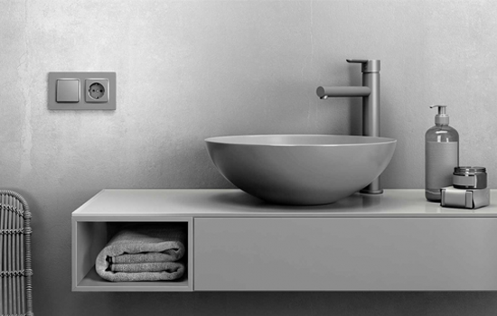 Клавиши и лицевые панели на электроустановочные механизмы (розетки и выключатели) Simon 82 Detail холодный алюминий
