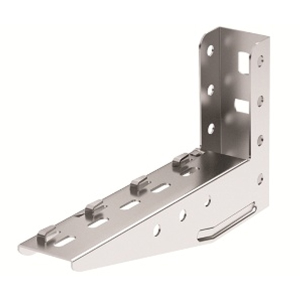 Консоль с опорой ML для проволочного лотка основание 150 мм INOX