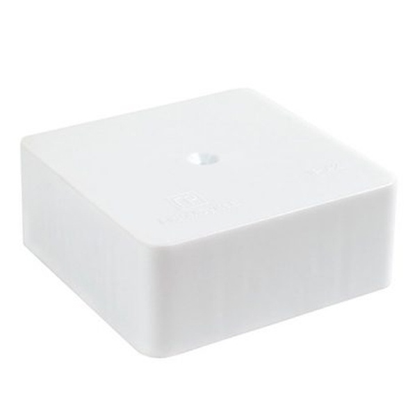 Коробка распаячная Промрукав 75х75х30 мм открытой проводки белая [уп. 90шт]