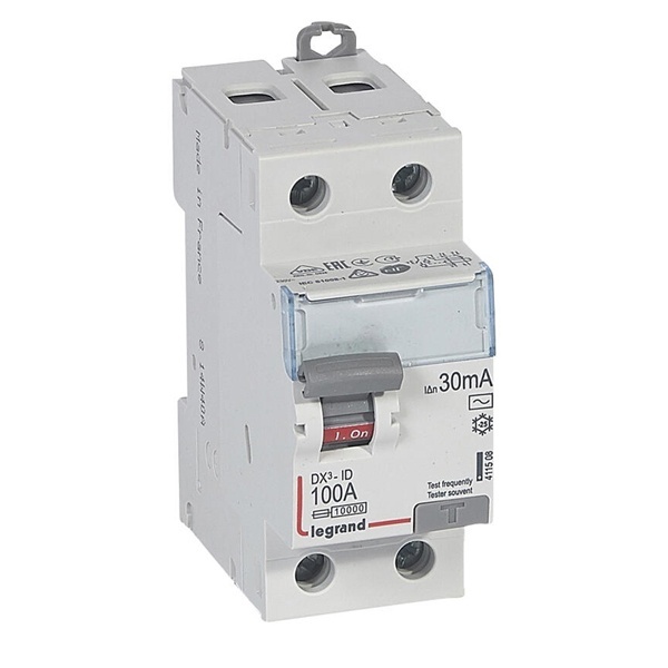 УЗО Legrand DX3 ВДТ 2П 100А 30мА тип AC (ВДТ)