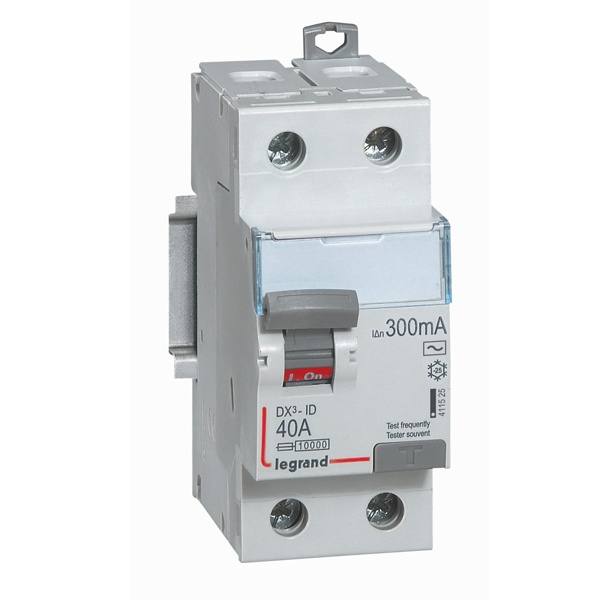 УЗО Legrand DX3 ВДТ 2П 40А 300мА тип AC (ВДТ)
