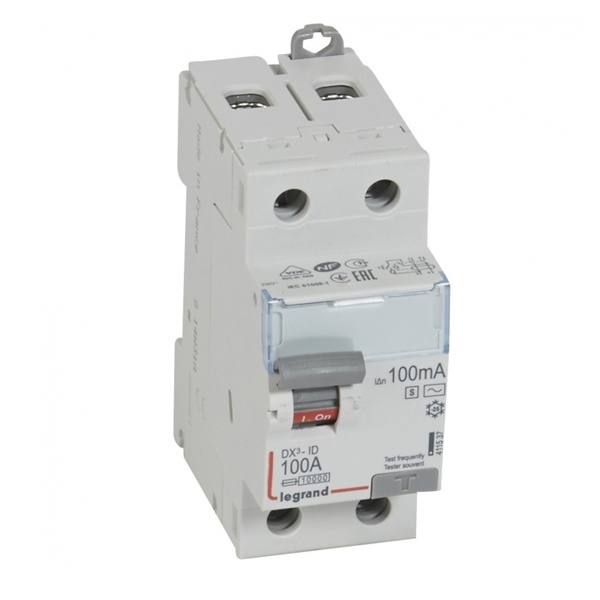 УЗО Legrand DX3 ВДТ 2П 100А 100мА тип AC-S селективное (ВДТ)