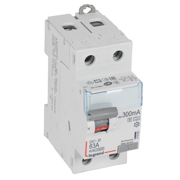 УЗО Legrand DX3 ВДТ 2П 63А 300мА тип A-S селективное (ВДТ)
