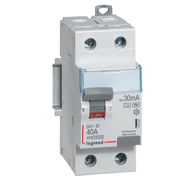 УЗО Legrand DX3 ВДТ 2П 40А 30мА тип Hpi помехоустойчивое (ВДТ)
