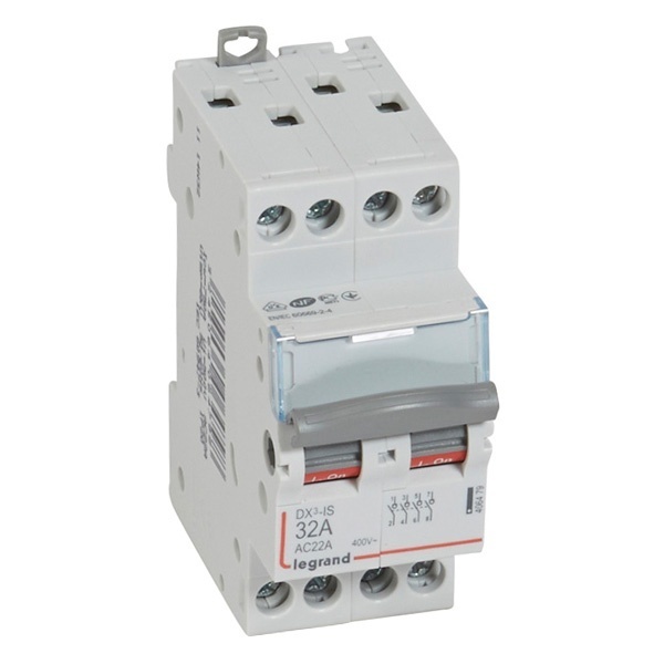 Выключатель-разъединитель Legrand DX3-IS 4П 32A 400B трехфазный