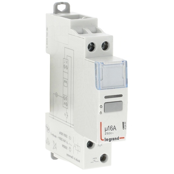 Импульсное реле Legrand CX3 1 полюса 1НО 16А цепь управления 230В 1 модуль малошумное