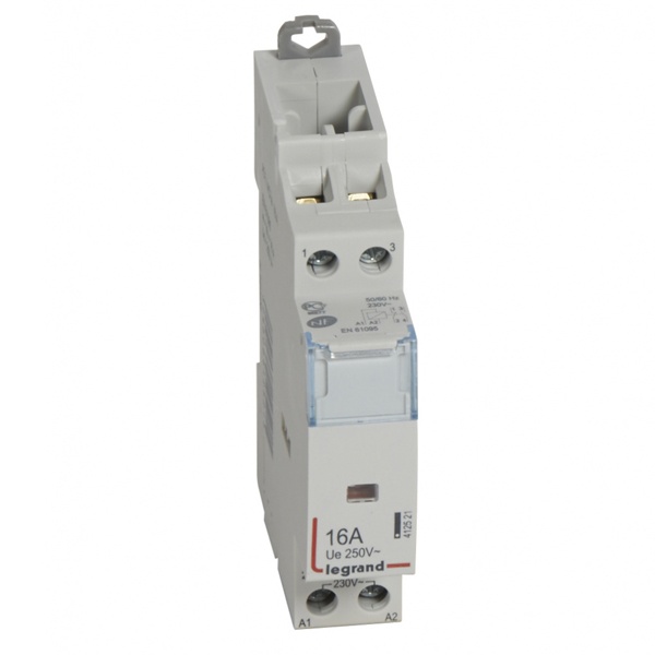 Контактор модульный Legrand CX3 230V 2 полюса 1НО+1НЗ 16А без ручного управления 1 модуля