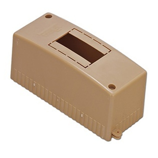 Бокс распределительный навесной Ruvinil Tyco 1-2 модуля без дверки коричневый