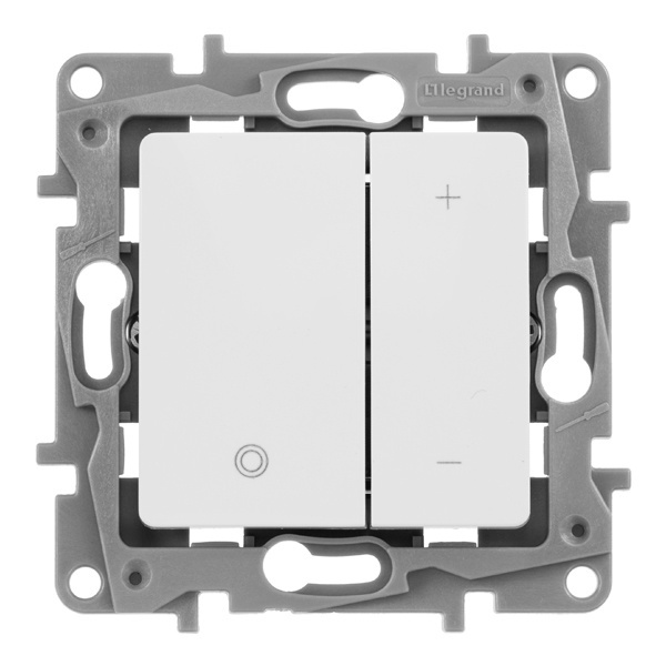 Светорегулятор нажимной Legrand Etika 400W, белый