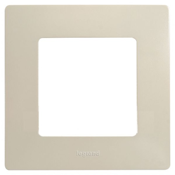 Рамка Legrand Etika 1 пост, слоновая кость (бежевый)