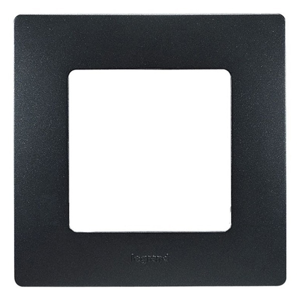 Рамка Legrand Etika 1 пост, антрацит