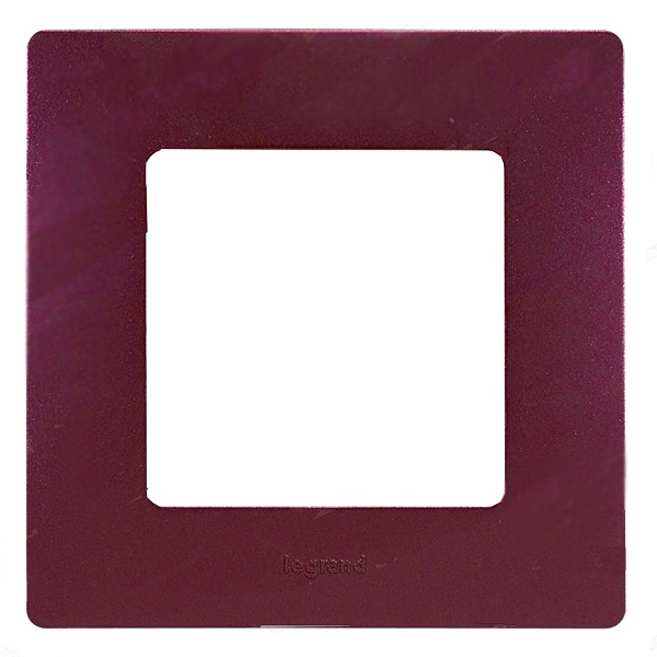 Рамка Legrand Etika 1 пост сливовый