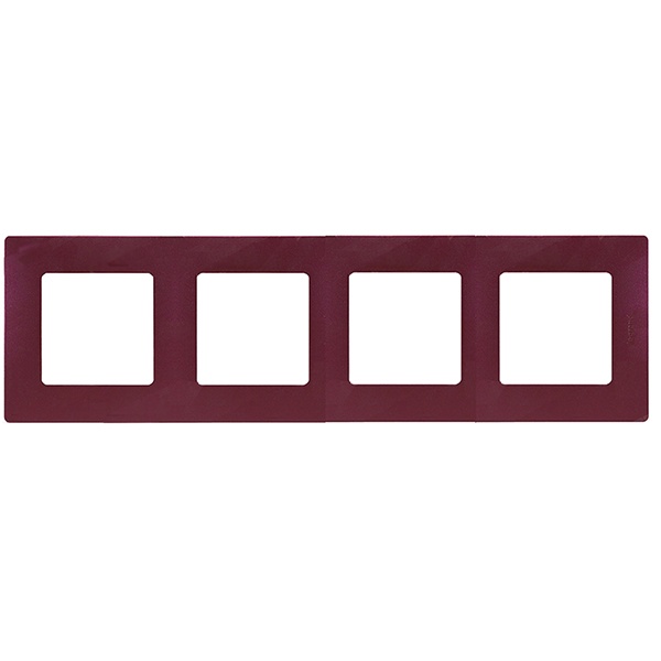 Рамка Legrand Etika 4 поста сливовый