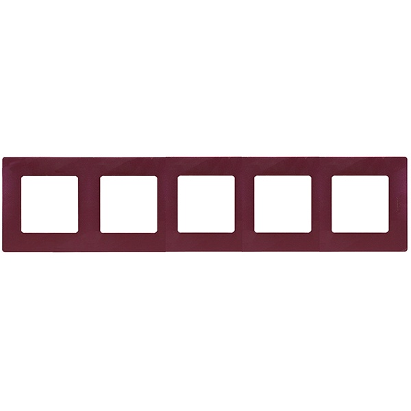 Рамка Legrand Etika 5 постов сливовый
