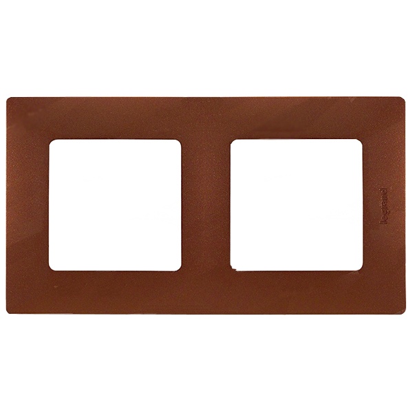 Рамка Legrand Etika 2 поста какао