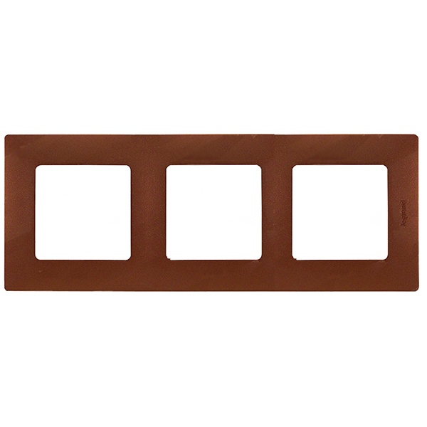 Рамка Legrand Etika 3 поста какао