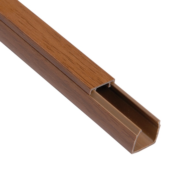 Кабель-канал ИЭК с крышкой 40х16 ПВХ дуб 2м/шт [уп.30м] Элекор (кабельный короб)