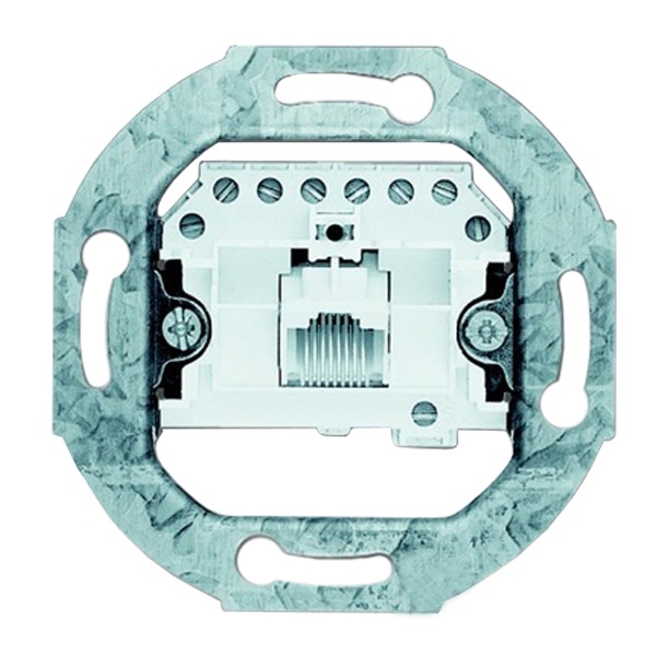 Телефонная розетка Jung RJ11(RJ45 3 категории) 8 контактов механизм