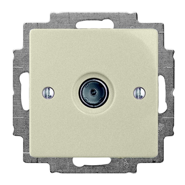 Розетка телевизионная ABB Basic 55 цвет шампань (1743-01-93)