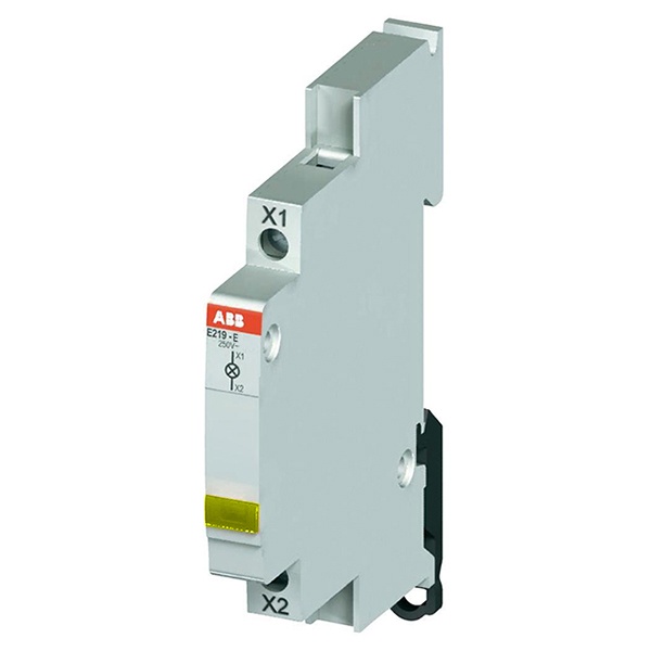 Лампа индикации ABB E219-E желтая 115-250В AC переменного тока 0,5 модуля