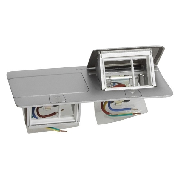 Лючок Legrand 6 (2х3) модулей алюминий