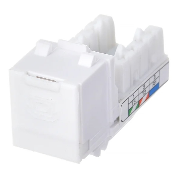 Механизм телефонной розетки Экопласт RJ-12 LK45 (6 контактов)