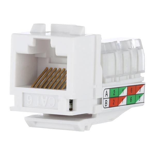 Механизм компьютерной розетки Экопласт RJ-45, кат.6, UTP LK45