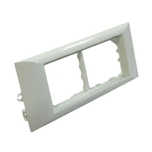 Рамка-суппорт Экопласт PM-45/4 2х 45х45 (4 модуля) для кабель-каналов INSTA