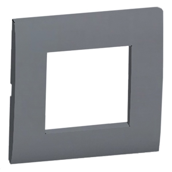 Рамка 1-постовая Экопласт LK45 (серебристый металлик)