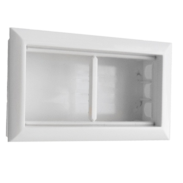 Коробка Экопласт SM45/4 для открытой проводки на 2 поста 45х45 мм