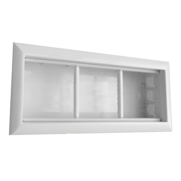 Коробка Экопласт SM45/6 для открытой проводки на 3 поста 45х45 мм