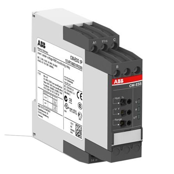 Однофазное реле контроля напряжения CM-ESS.1P (диапазоны измерения 3- 30В, 6-60В, 30-300В, 60-600 AC