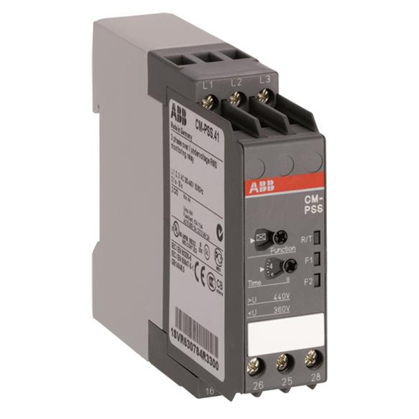 Реле контроля CM-PSS.41S Umin/Umax, чередование (ф-ция отключаемая), обрыв фаз, U питU изм3x400B A