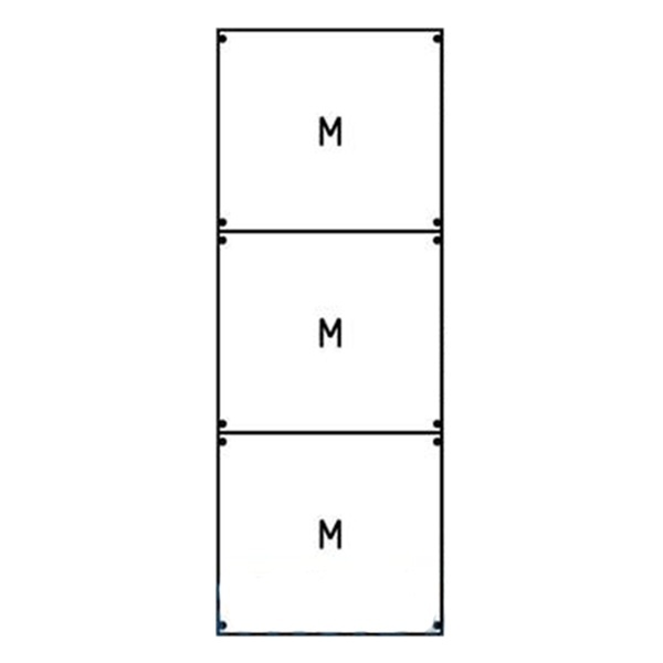 Панель с монтажной платой ABB 2ряда/9 реек высота 1350 мм STJ2 M 5A