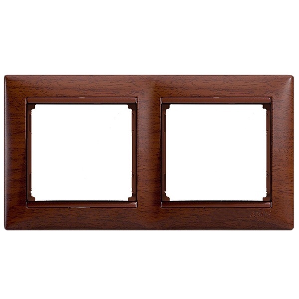 Рамка Legrand Valena 2 поста тонированное дерево
