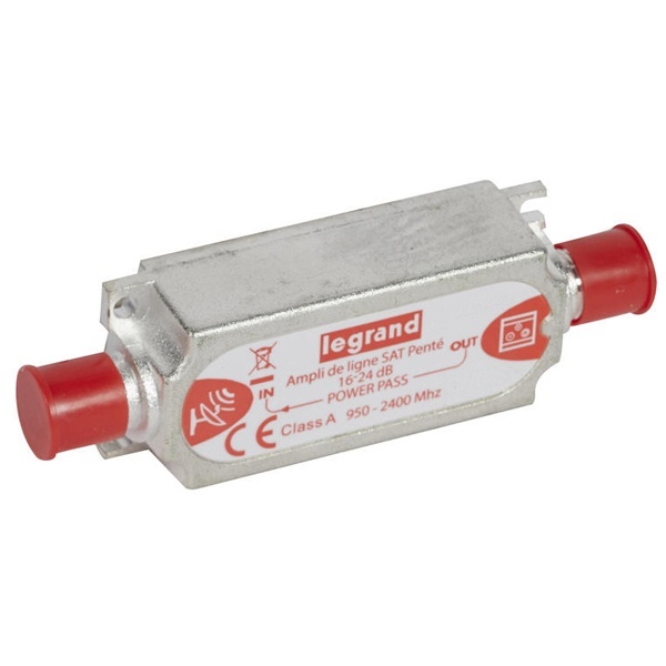 Усилитель SAT Legrand линейный 950-2400МГц усиление 20дБ