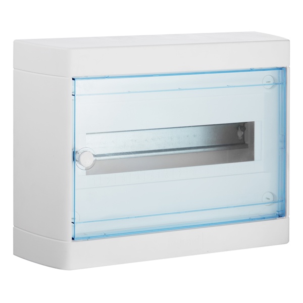 Щит пластиковый накладной Legrand Nedbox на 12 (+1) модулей прозрачная дверь шины N+PE