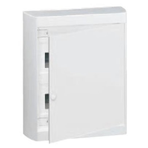 Щит пластиковый накладной Legrand Nedbox на 2x12 (+2) модулей белая металлическая дверь шины N+PE